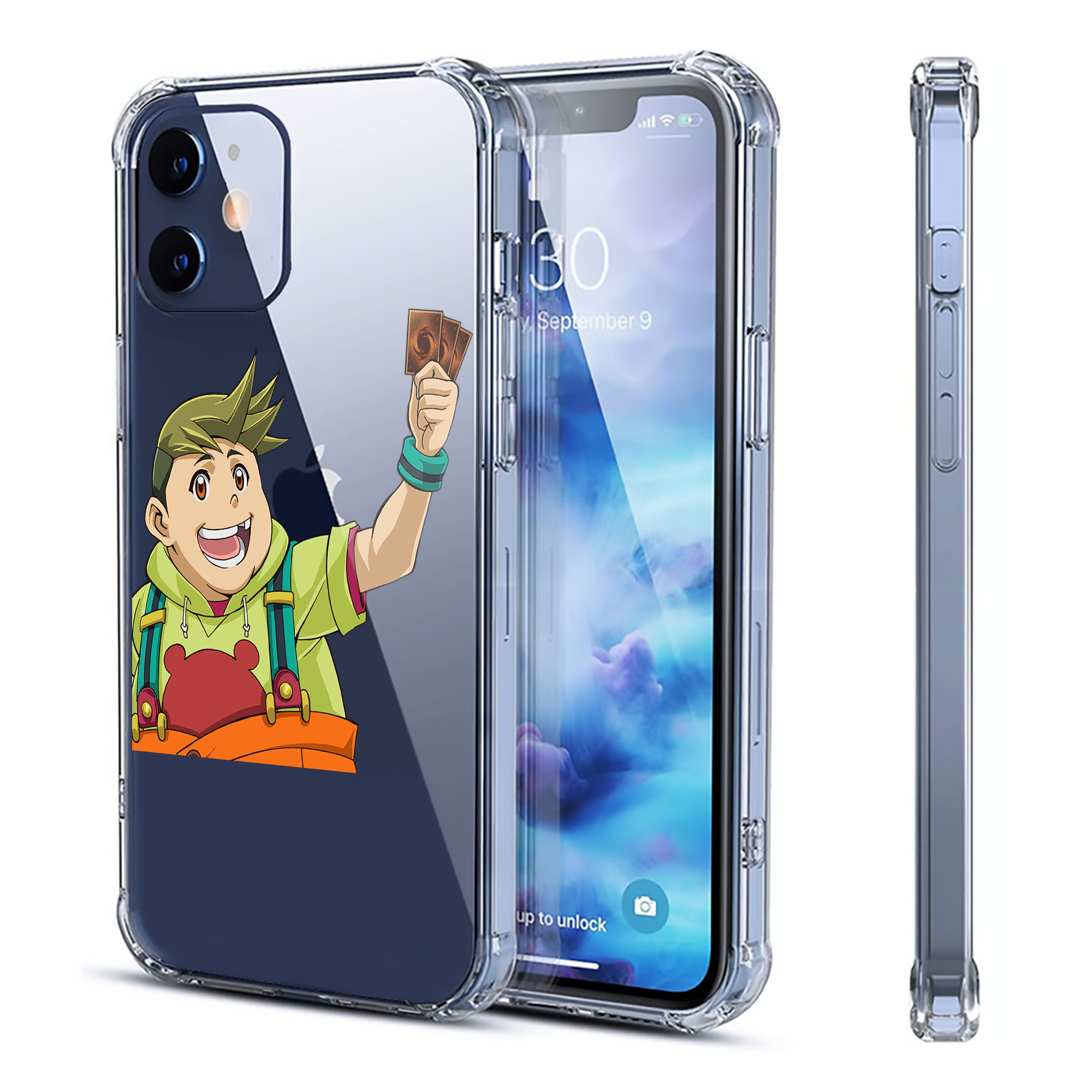 （画像用） 遊☆戯☆王 Yu-Gi-Oh! 【iPhone 12シリーズ対応】透明スマホケース（クリアソフトケース）